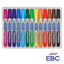 DOMS Fabric Markers 12 Shades